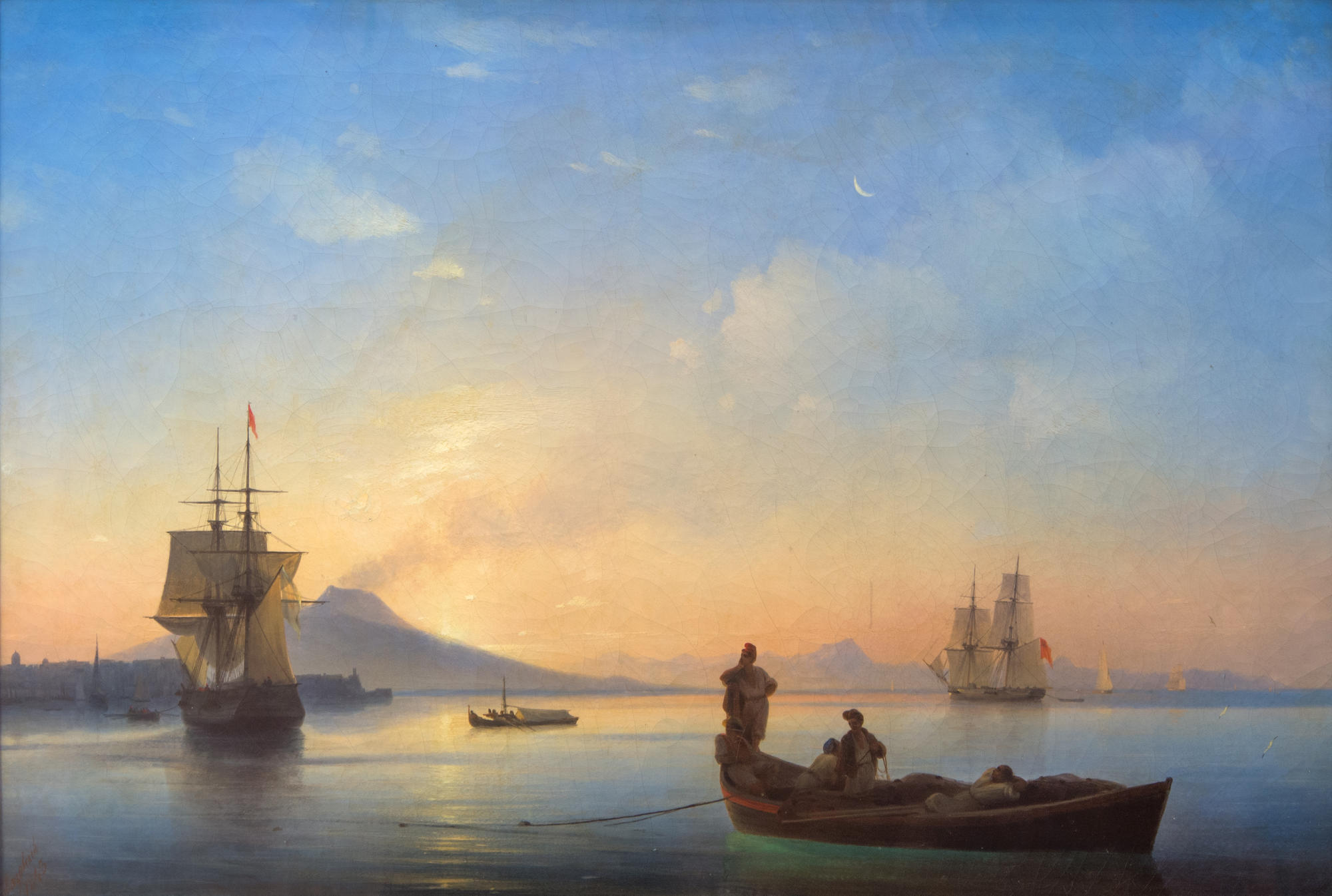 Картина Айвазовского Неаполитанский залив